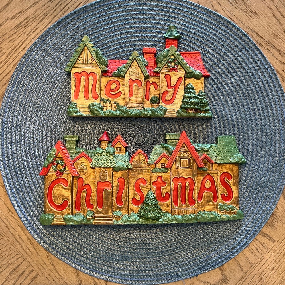 Festive Merry Christmas Wall Decor